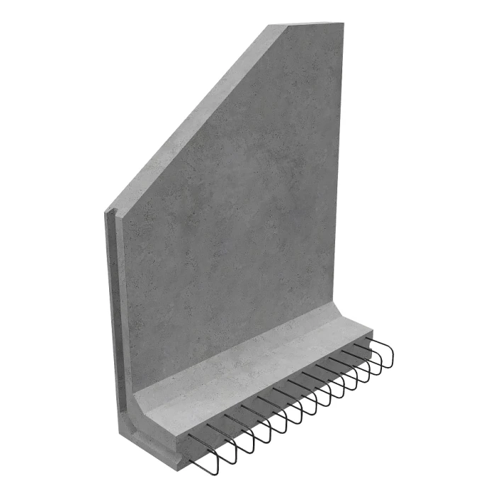 Г-образная конструкция железобетонная НГ 30а-1