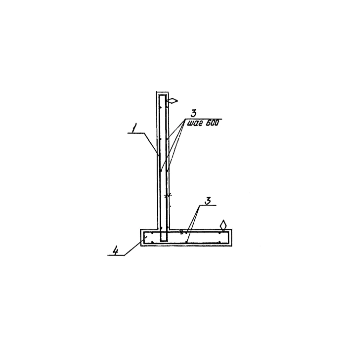 Подпорная стена ПСМ42.30-1